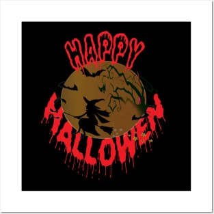 happy hallowen Posters and Art